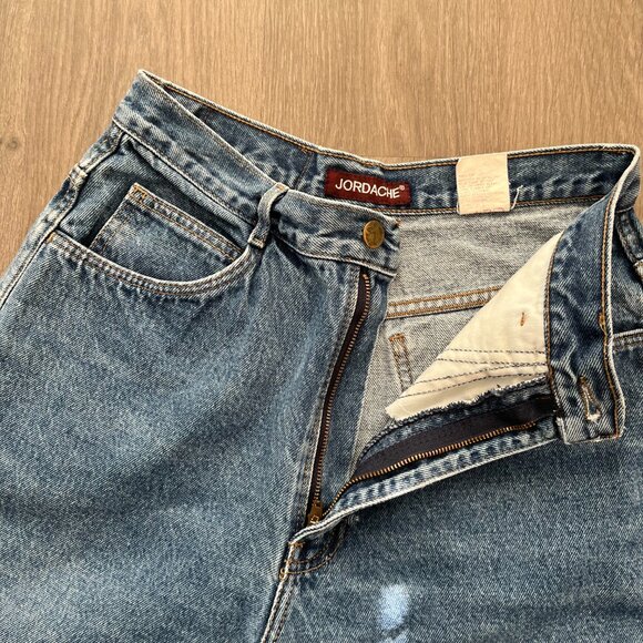 VINTAGE Jordache Mid Blue High Waist Jeans - Picture 4 of 15